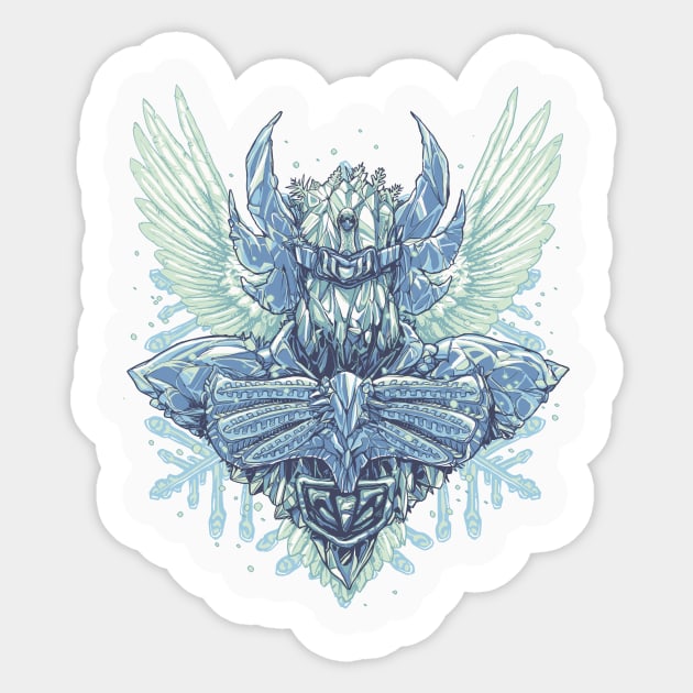 Cygnus Sticker by Rodrigo_Gafa